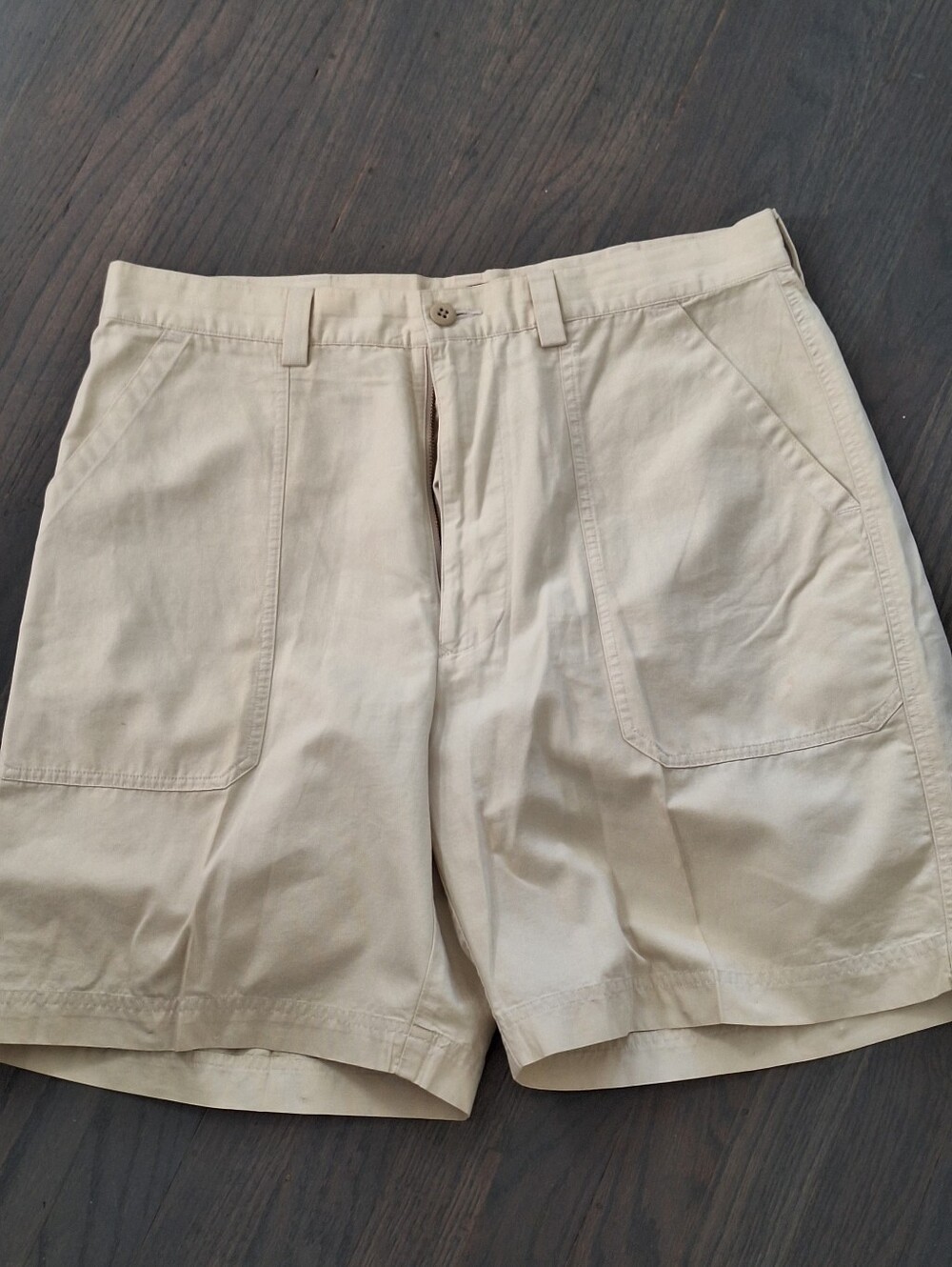 Vintage Polo Ralph Lauren Khaki Shorts Mens 35 utility style cotton